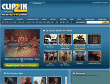 Tablet Screenshot of clipzik.com